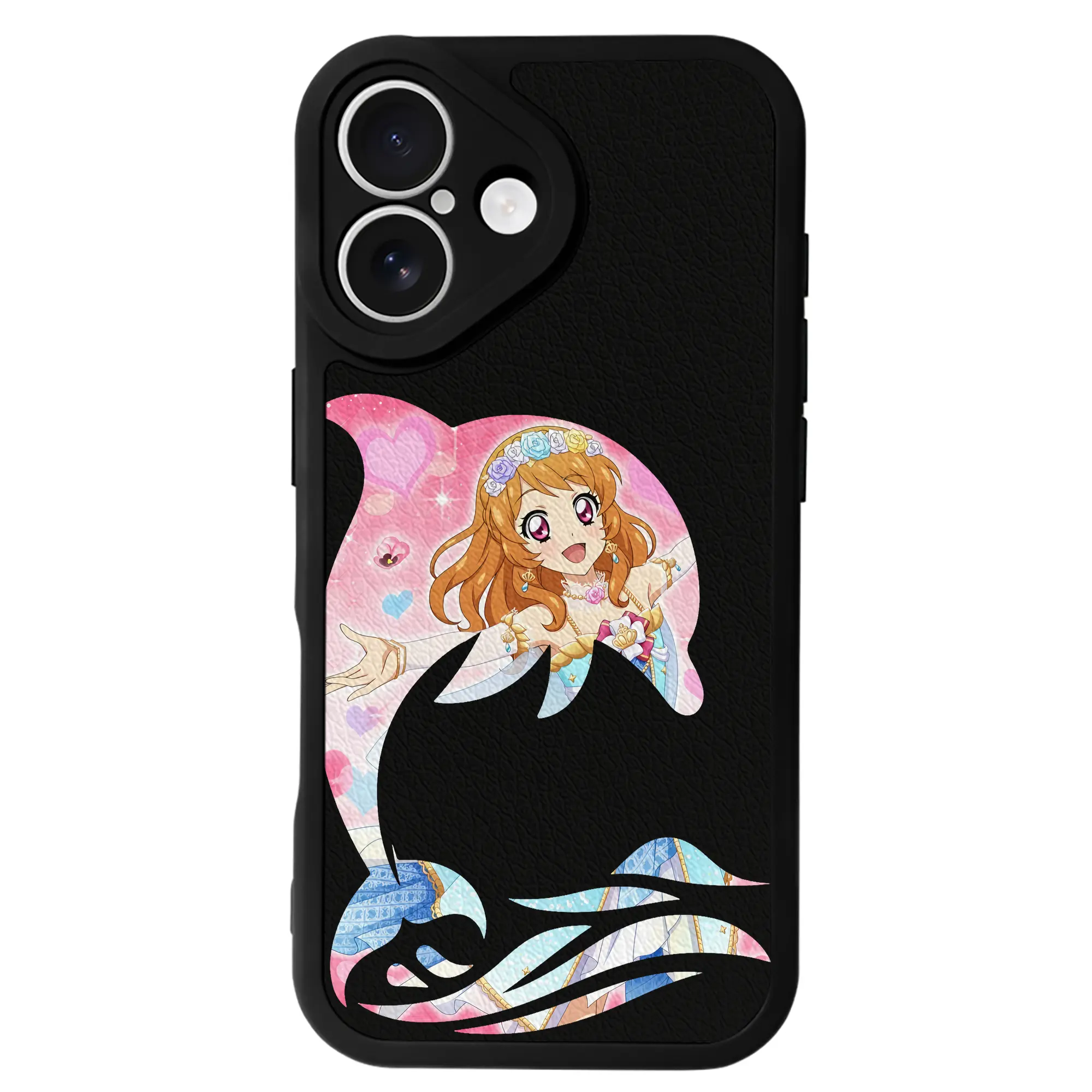 アイカツ グッズ 大空 あかり - IPhone 16シリーズ対応 ・ シリコンスマホケース ・ レザー調 ・ 高精度フィット ・ 耐衝撃 ・ ワイヤレス充電対応 ・ 精密カット